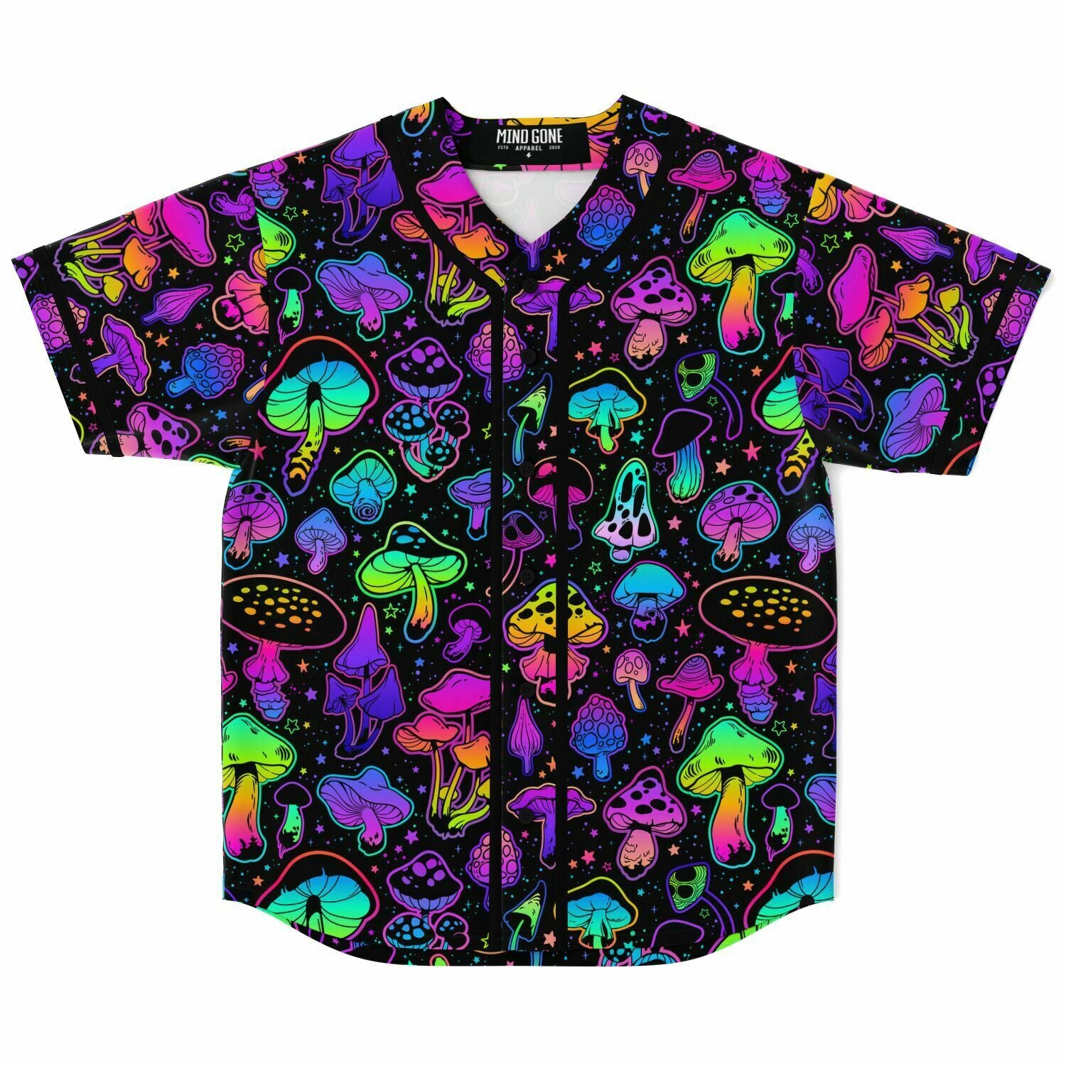 Magic Mushroom Glow EDM Festival Jersey