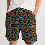 Drippy Smiley Faces Men's Jogger Shorts