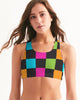 80s Retro Pop Women's Seamless Sports Bra