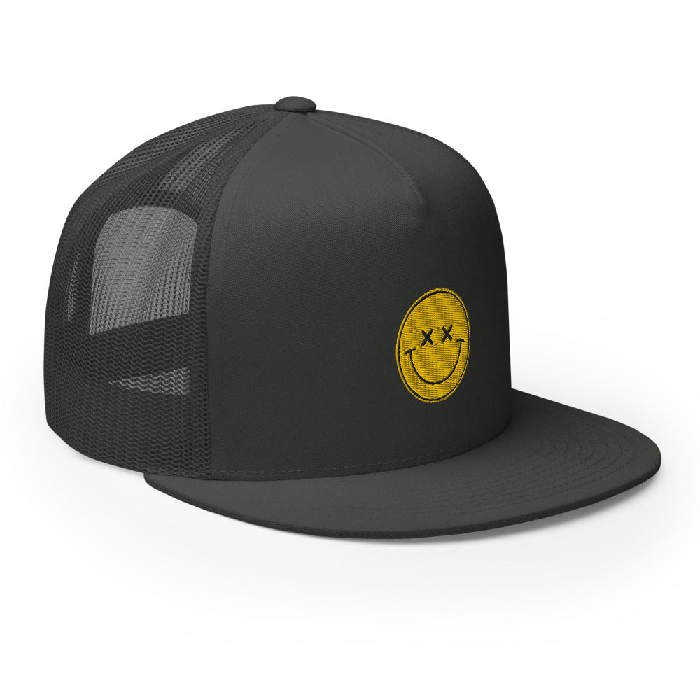 Stoner Happy Face Trucker Cap