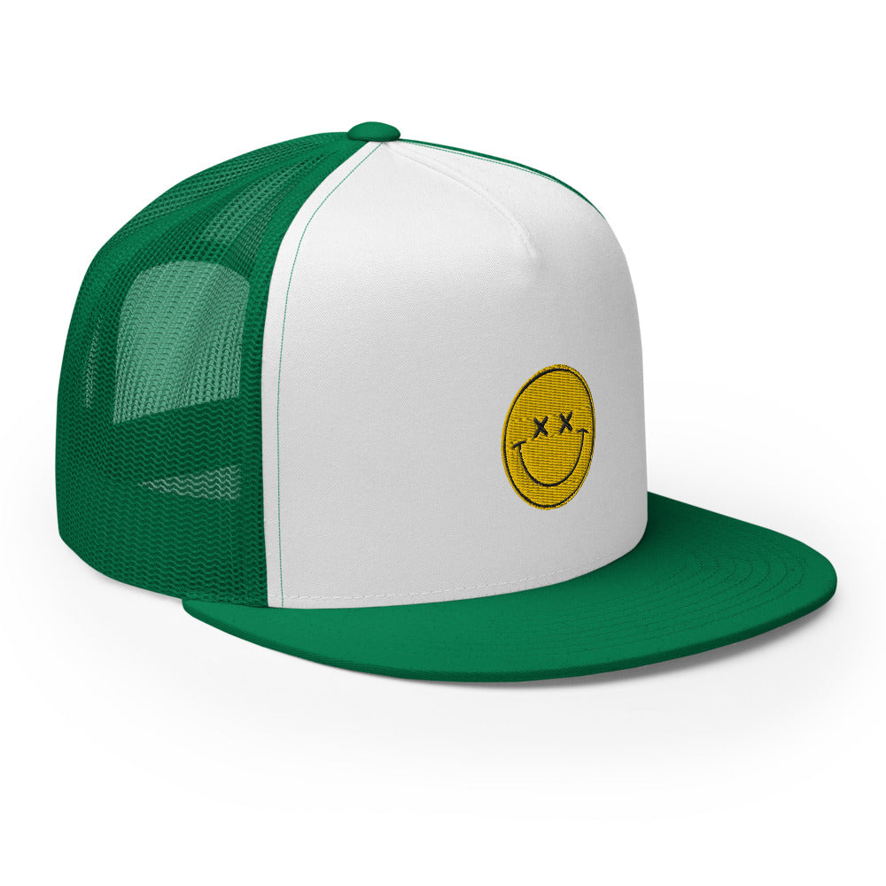 Stoner Happy Face Trucker Cap