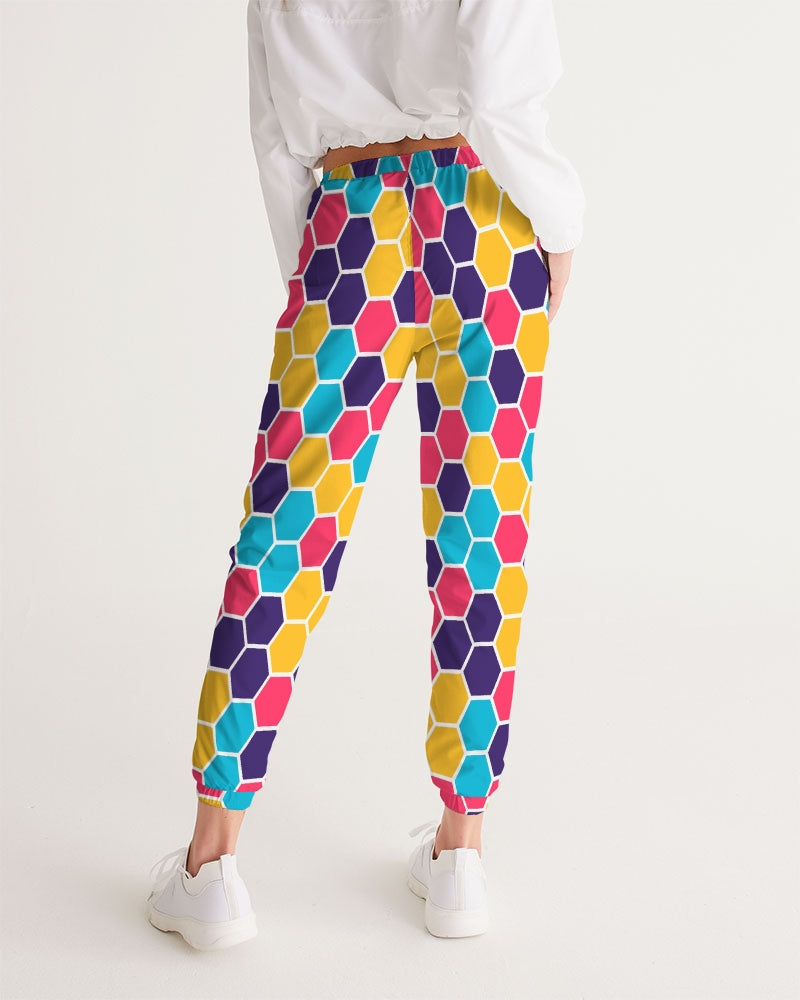 Colorful Honeycomb Women's Track Pants