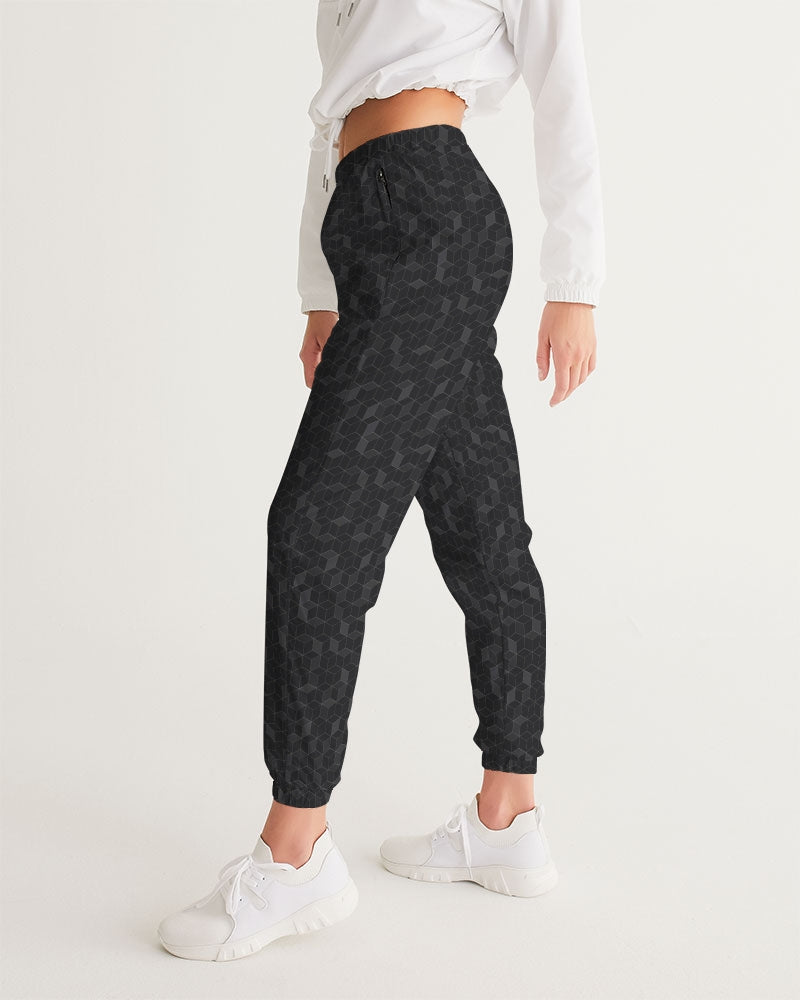 Dark Geometric Visions Women's Track Pants