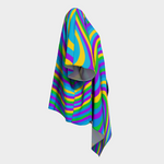 Groovy Vibes Draped Kimono Rave Duster