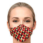 Pixel Triangles Face Mask - Mind Gone