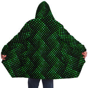 Sour Green Microfleece Psychedelic Rave Cloak