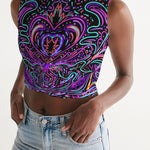 Shamanic Magick Psychedelic Women's Twist-Front Tank