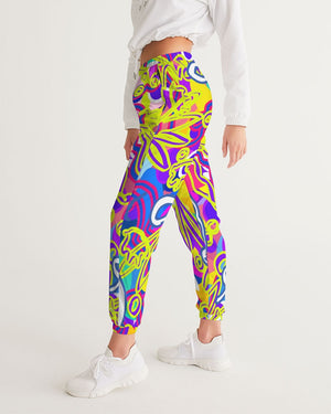 Psychedelic Neon Women's Track Pants