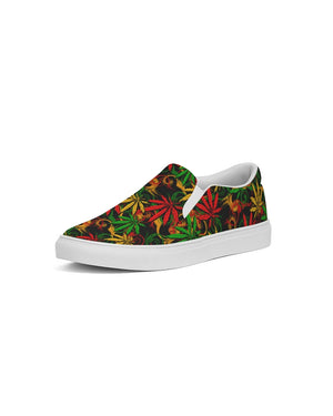 Rasta Ganja Men's Slip-On Canvas Shoe