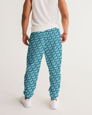 Trippy Teal Trance Men's Track Pants