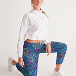 Psychedelic Blue Love Women's Track Pants