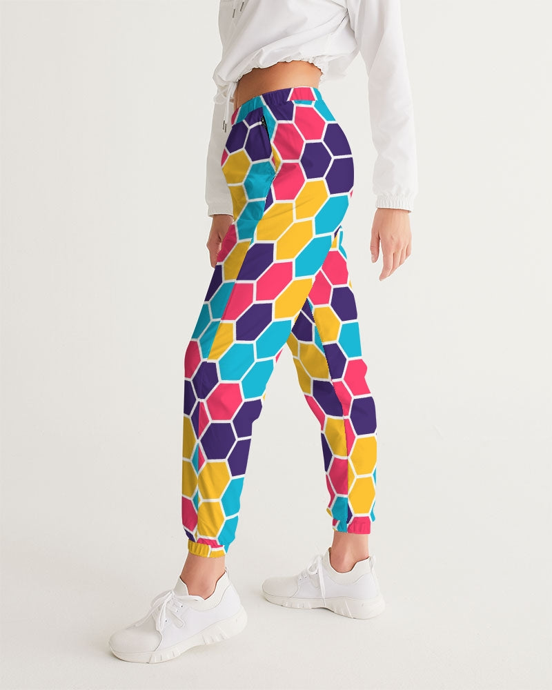 Colorful Honeycomb Women's Track Pants