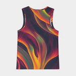 Trippy Fire Flow Men's Sports Tank