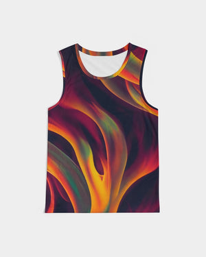 Trippy Fire Flow Men's Sports Tank