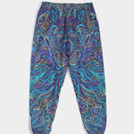 Psychedelic Blue Love Men's Track Pants