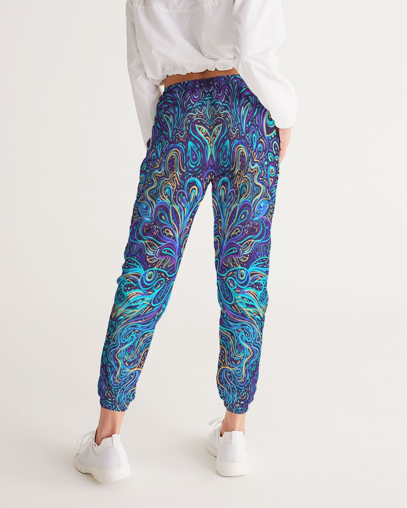 Psychedelic Blue Love Women's Track Pants