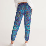 Psychedelic Blue Love Women's Track Pants