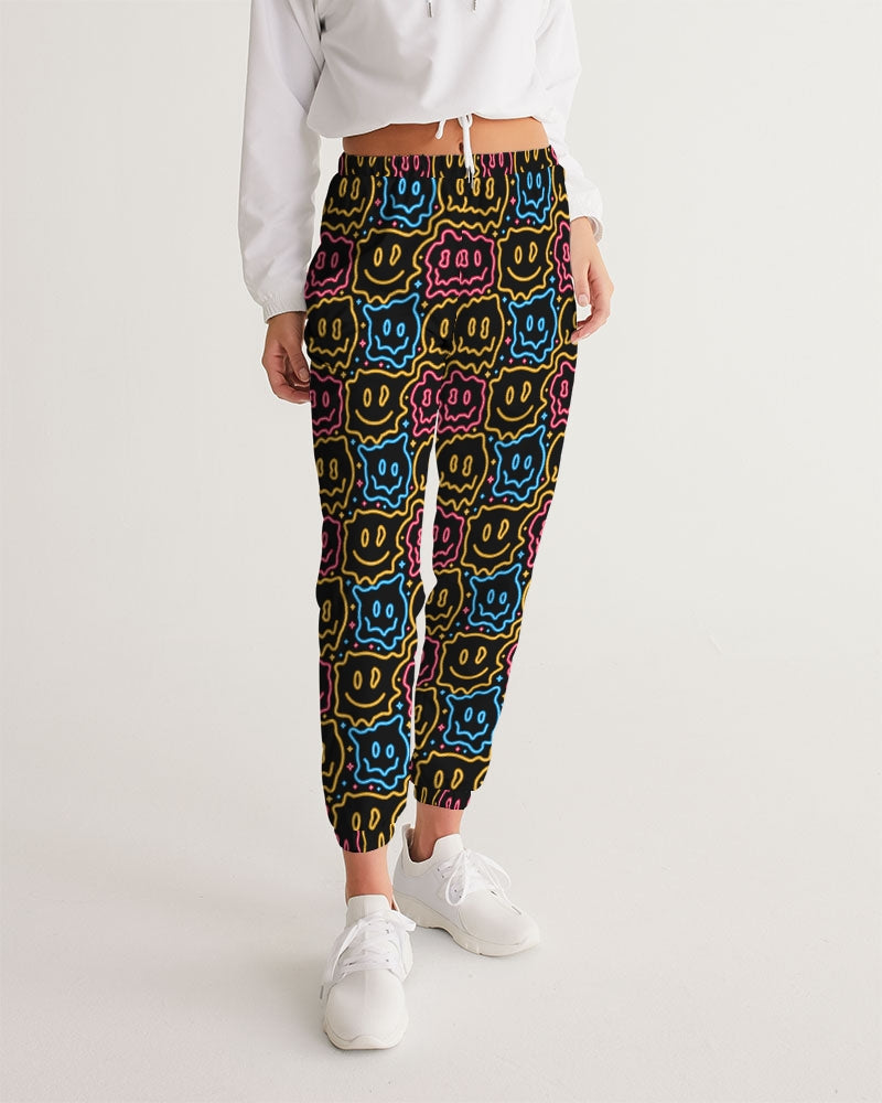 Drippy Smiley Faces Women's Track Pants