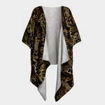 Golden Sea Turtle Kimono Wrap