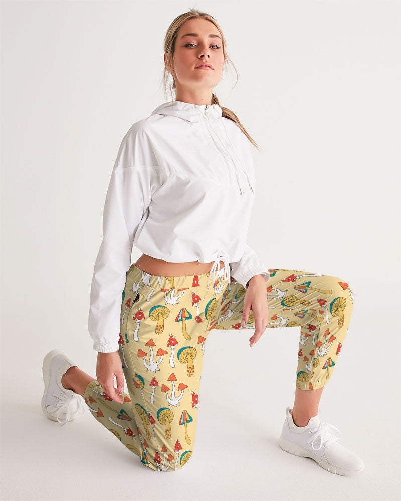 Vintage Hippie Mushrooms Women's Track Pants