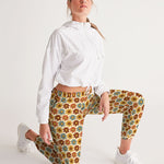 Retro Colorful Smiling Flowers Women's Track Pants