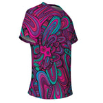 Purple Fantasy Unisex Crew T-Shirt - Psychedelic Abstract Print - Mind Gone