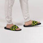 Drippy Melting Smiley Faces Aesthetic Men's Slide Sandals