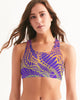 Trippy Synaptic Women's Seamless Sports Bra