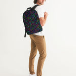 Bright Neon Stars Large Backpack