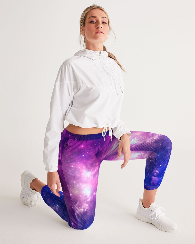 Purple Galaxy Women's Track Pants