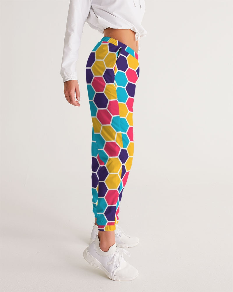 Colorful Honeycomb Women's Track Pants