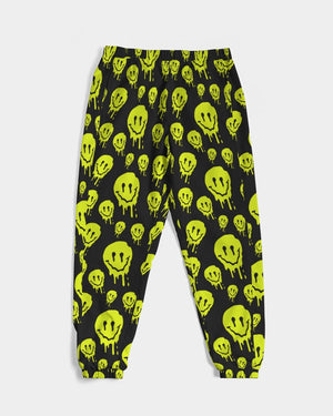 Drippy Melting Smiley Faces Aesthetic Men's Track Pants