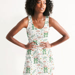 Boho Mushroom Froggy Women's Racerback Dress