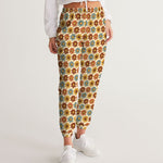 Retro Colorful Smiling Flowers Women's Track Pants