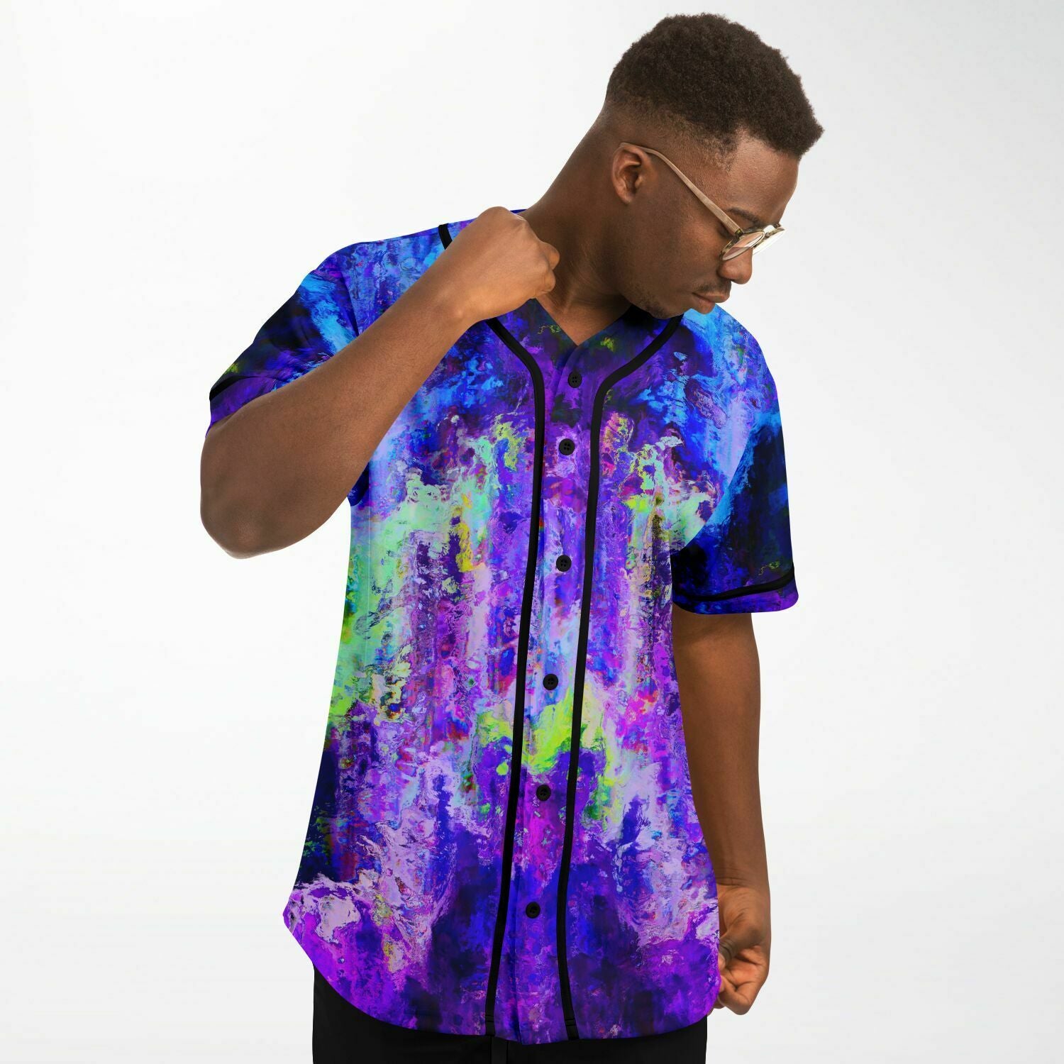 Blue Trippin Psychedelic Rave Jersey