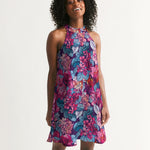 Floral Spirit Women's Halter Dress