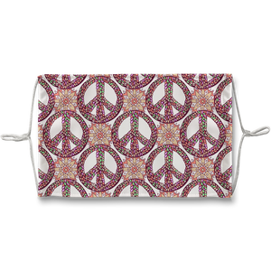 Peace Doodle Mandala Face Mask