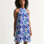 Lucky Evil Eye Women's Halter Dress