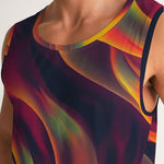 Trippy Fire Flow Men's Sports Tank