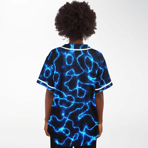 Electric Blue Lightning Festival Rave Jersery