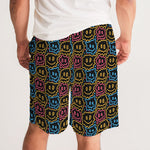 Drippy Smiley Faces Men's Jogger Shorts