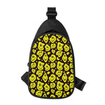 Melting Smiley Faces Drip Chest Bag