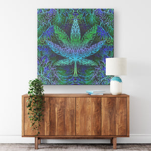 Cannabis Vibes Canvas Wall Art