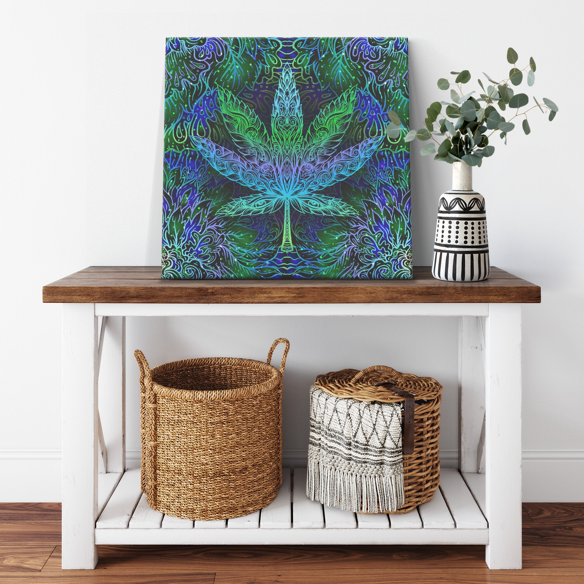 Cannabis Vibes Canvas Wall Art