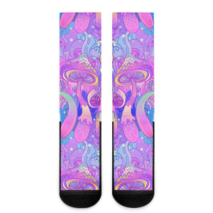 Psychedelic Purple Trip Crew Socks - Mind Gone