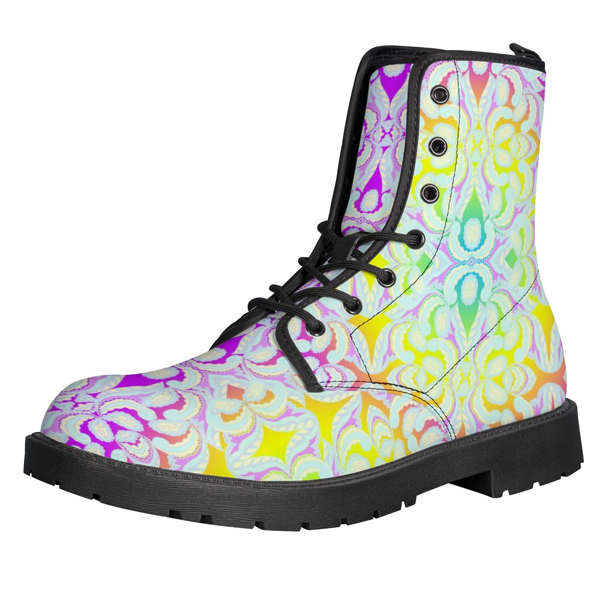 We Vibe Colorful Unisex Leather Boots - Mind Gone