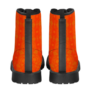 Orange Chic Fashion Leather Boots - Mind Gone