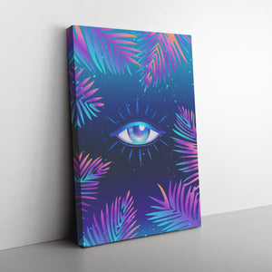 Evil Eye Canvas Wall Art