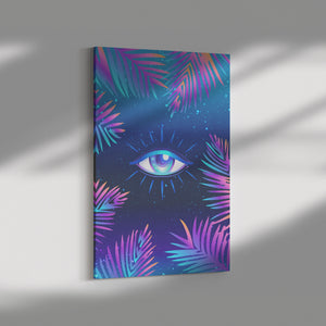 Evil Eye Canvas Wall Art