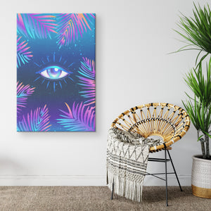 Evil Eye Canvas Wall Art